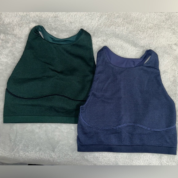 aerie Other - Offline by Aerie Seamless Waffle High Neck Sports Bra Bundle